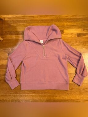 Varley Vine Half-Zip Pullover in Dusty Rose Mauve - Size Large